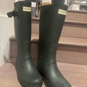 Classic Hunter Field Women's Dark Green Rain Boots